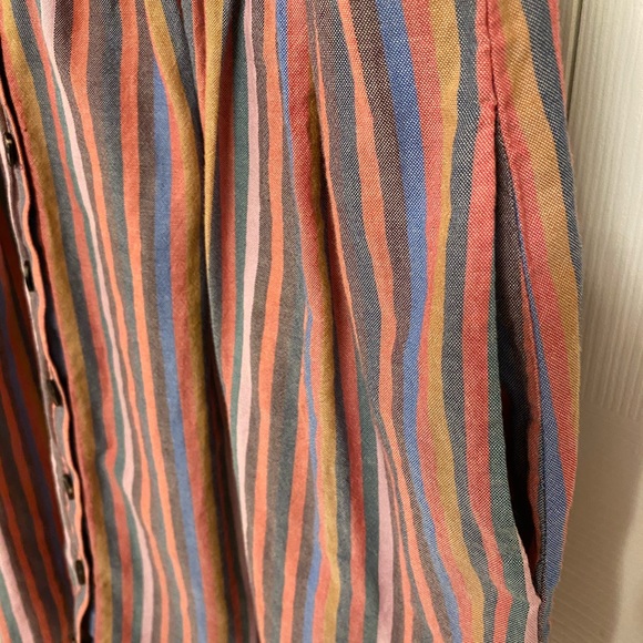 Madewell Rainbow Stripe Dress - Picture 4 of 5